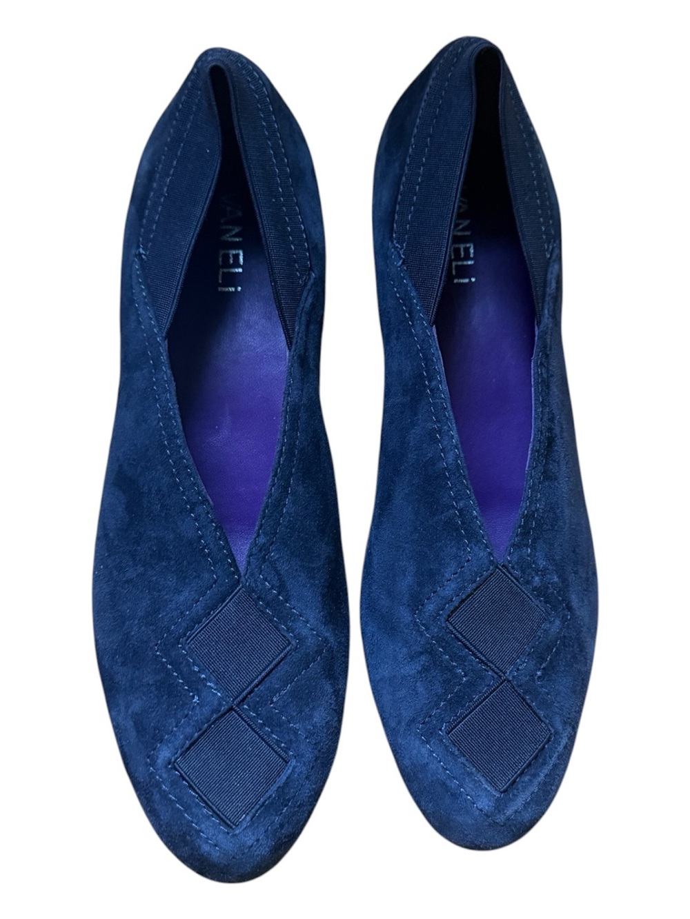 VANELi Pandy Navy Suede Ballet Flat